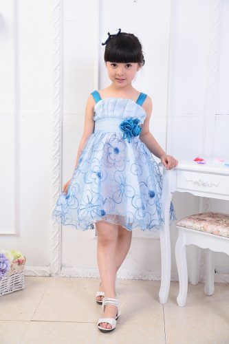 Vestido De Baile Infantil Floral, Moda 2014 - Limitado!